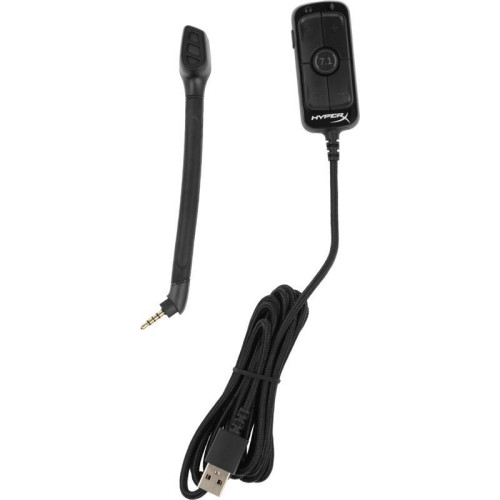 Наушники с микрофоном HyperX Cloud Revolver черный 2м мониторные USB оголовье (4P5K5AA) Наушники с микрофоном HyperX Cloud Revolver черный 2м мониторные USB оголовье (4P5K5AA)