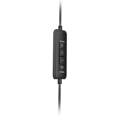 Наушники с микрофоном Acer OHW309 черный 2.8м накладные USB оголовье (ZL.HDSEE.004)