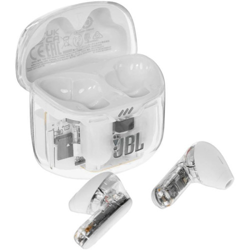 Гарнитура внутриканальные JBL Tune Flex Ghost белый беспроводные bluetooth в ушной раковине (JBLTFLEXGWHTCN)