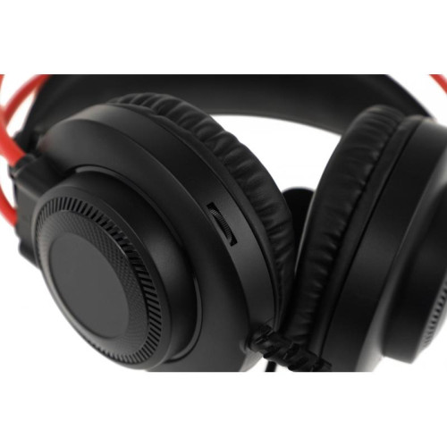 Наушники с микрофоном A4Tech Bloody G200 черный/красный 2м мониторные оголовье (G200  AUX3.5-4PIN +USB)