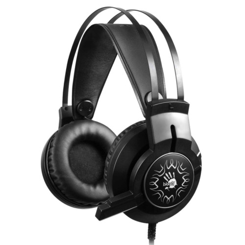 Наушники с микрофоном A4Tech Bloody J437 черный 1.8м мониторные USB оголовье (J437) Наушники с микрофоном A4Tech Bloody J437 черный 1.8м мониторные USB оголовье (J437)