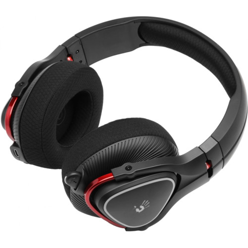 Наушники с микрофоном A4Tech Bloody MR720 черный мониторные BT/Radio оголовье (MR720 BLACK)