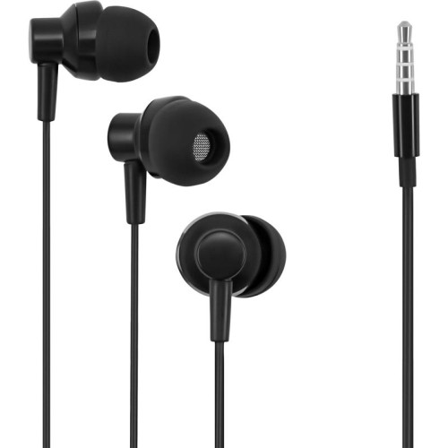 Гарнитура внутриканальные Oklick HS-S-230 1.2м черный проводные в ушной раковине (SS-E188B)