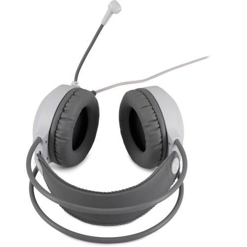 Наушники с микрофоном Oklick HS-L300G белый 2.2м мониторные оголовье (1796952)