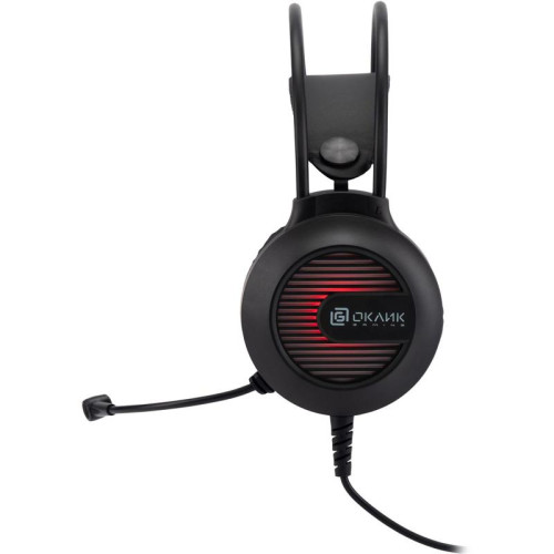 Наушники с микрофоном Oklick HS-L300G черный 2.2м мониторные оголовье (1796949)