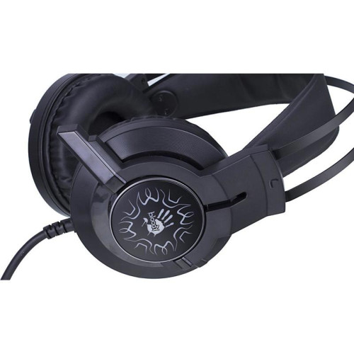Наушники с микрофоном A4Tech Bloody J437 черный 1.8м мониторные USB оголовье (J437)