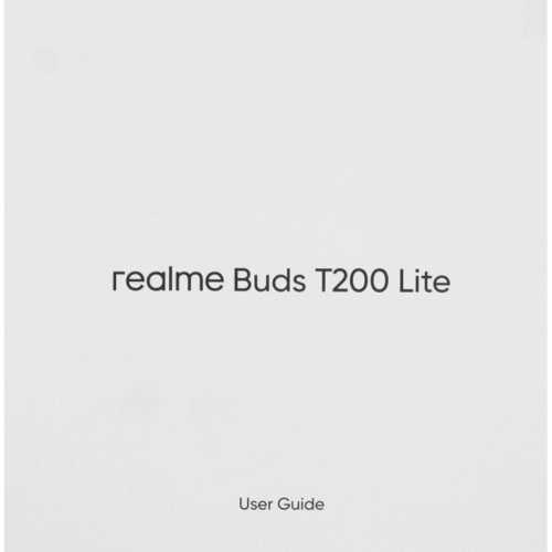 Гарнитура внутриканальные Realme Buds T200 Lite черный беспроводные bluetooth в ушной раковине (6941764454491)