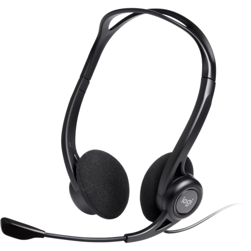 Гарнитура Logitech PC 960 Stereo ( 20-20000Hz, mic, volume control, USB, 2.4m) [981-000100]