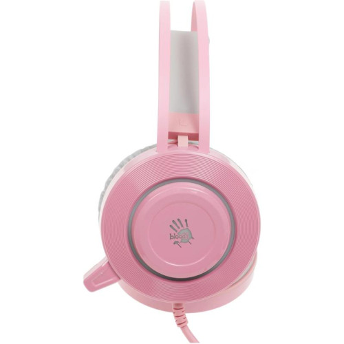Наушники с микрофоном A4Tech Bloody G521 розовый 2.3м мониторные USB оголовье (G521 ( PINK ))