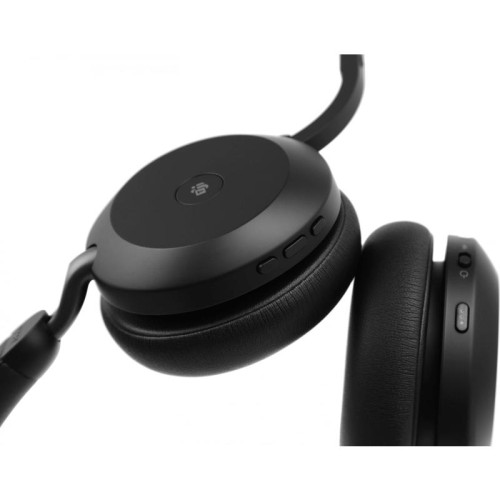 Наушники с микрофоном Jabra Evolve2 75, Link380a MS Stereo Black черный накладные BT/Radio оголовье (27599-999-999)
