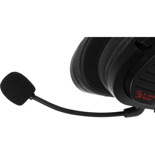 Наушники с микрофоном A4Tech Bloody G560 черный/красный 2м мониторные оголовье (G560 SPORTS RED)