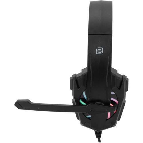 Наушники с микрофоном Oklick HS-L355G черный 1.8м мониторные оголовье (1939807)