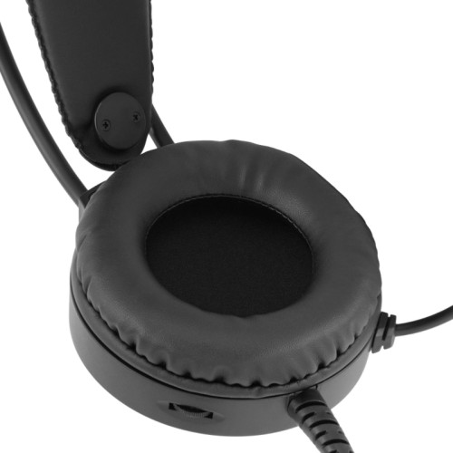 Наушники с микрофоном Oklick HS-L300G черный 2.2м мониторные оголовье (1796949)