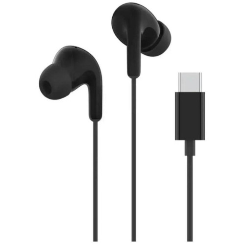 Гарнитура внутриканальные Xiaomi Type-C Earphones 1.25м черный проводные крепление за ухом (BHR8930GL)