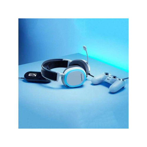 Наушники с микрофоном Steelseries Arctis Pro + GameDAC белый 3м мониторные оголовье (61454)