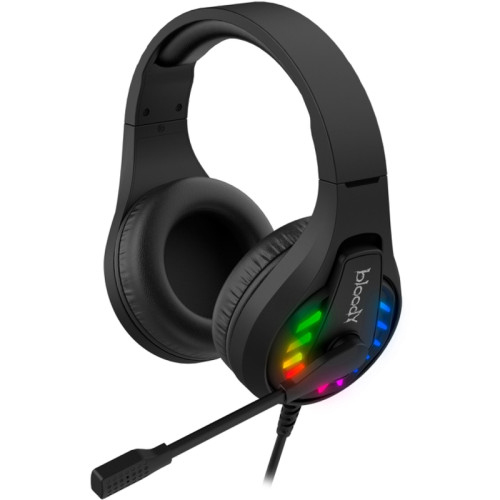 Наушники с микрофоном A4Tech Bloody G230 черный 2м накладные USB оголовье (G230) Наушники с микрофоном A4Tech Bloody G230 черный 2м накладные USB оголовье (G230)