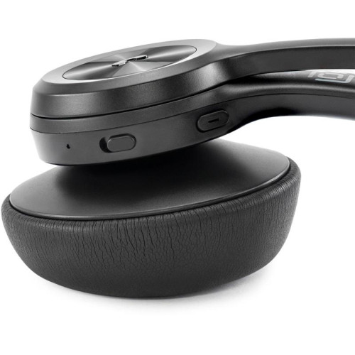 Наушники с микрофоном Оклик HS-L800 черный 1.8м накладные оголовье (1978719)