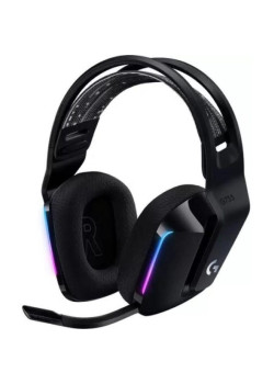 Наушники с микрофоном Logitech G733 Lightspeed черный накладные Radio оголовье (981-000867)