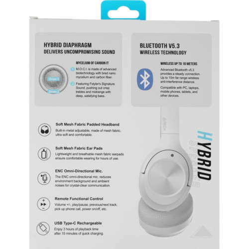 Гарнитура мониторные A4Tech Fstyler BH220 белый беспроводные bluetooth оголовье (BH220 WHITE) Гарнитура мониторные A4Tech Fstyler BH220 белый беспроводные bluetooth оголовье (BH220 WHITE)