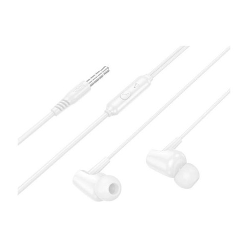 Гарнитура внутриканальные Hoco M112 1.2м белый проводные в ушной раковине