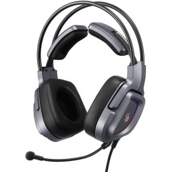 Наушники с микрофоном A4Tech Bloody G575 серый 2м мониторные USB оголовье (G575 USB/ GREY)