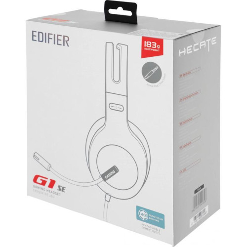 Наушники с микрофоном Edifier G1SE черный 2.5м накладные оголовье Наушники с микрофоном Edifier G1SE черный 2.5м накладные оголовье