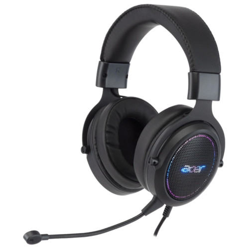 Наушники с микрофоном Acer AHW120 черный 2.1м мониторные USB оголовье (ZL.HDSCC.01C)