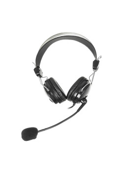 Наушники с микрофоном A4Tech HS-7P черный 2.5м накладные оголовье