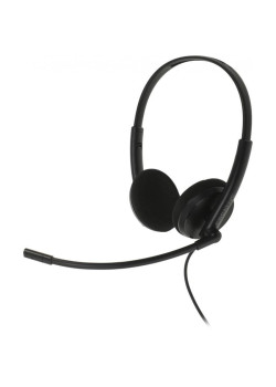 Наушники с микрофоном Creative HS-220 черный 2.4м накладные USB оголовье (51EF1070AA000)