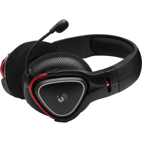 Наушники с микрофоном A4Tech Bloody MR720 черный мониторные BT/Radio оголовье (MR720 BLACK)