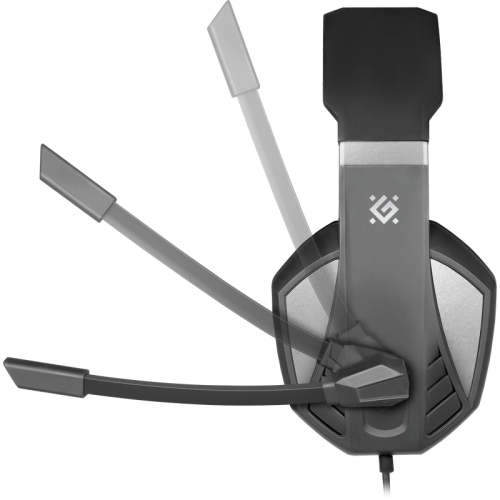 Defender Игровая гарнитура Zeyrox черный+серый, кабель 1.8 м Defender Игровая гарнитура Zeyrox черный+серый, кабель 1.8 м