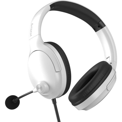 Наушники с микрофоном A4Tech Fstyler FH280U белый 2м мониторные USB оголовье