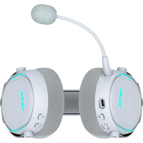 Наушники с микрофоном Acer OHR303 белый мониторные BT/Radio/3.5mm оголовье (ZL.HDSEE.00A)