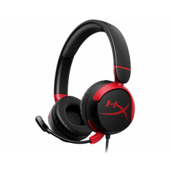Наушники с микрофоном HyperX Cloud Mini черный/красный накладные оголовье (7G8F4AA)