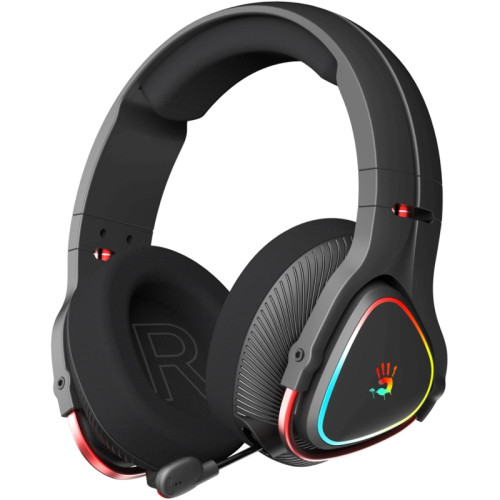 Наушники с микрофоном A4Tech Bloody MR710 черный 1.5м мониторные BT/Radio оголовье (MR710 BLACK)