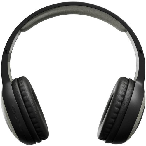 Гарнитура накладные Digma BT-15 черный/серый беспроводные bluetooth оголовье (BT-15BG)