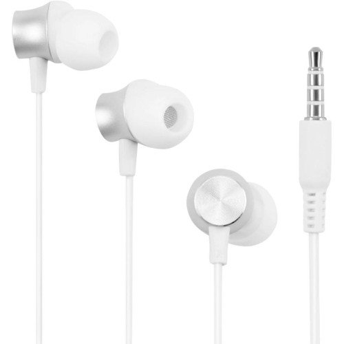 Гарнитура внутриканальные Oklick HS-S-240 1.2м белый проводные в ушной раковине (SS-E086)