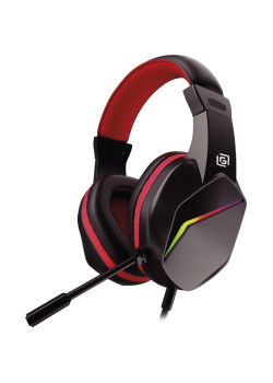 Наушники с микрофоном Oklick HS-L335G черный 2.2м мониторные USB оголовье (1972582)