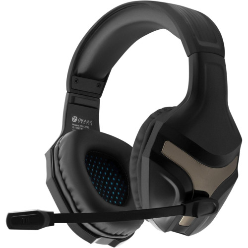 Наушники с микрофоном Oklick HS-L370G ECLIPSE черный 2м мониторные оголовье (1090730)