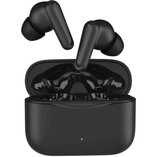 Гарнитура внутриканальные Hyundai H-EP203 черный беспроводные bluetooth в ушной раковине (HEP203B)