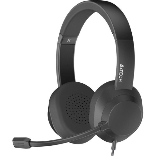 Наушники с микрофоном A4Tech Fstyler FH150U черный 2м накладные USB оголовье (FH150U BLACK)
