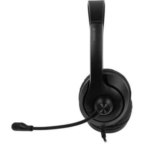 Наушники с микрофоном A4Tech Fstyler FH100 черный 2м накладные оголовье (FH100 (STONE BLACK))