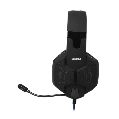 Игровые стереонаушники с микрофоном SVEN AP-U980MV, черный-синий (USB, LED, 7.1) Игровые стереонаушники с микрофоном SVEN AP-U980MV, черный-синий (USB, LED, 7.1)
