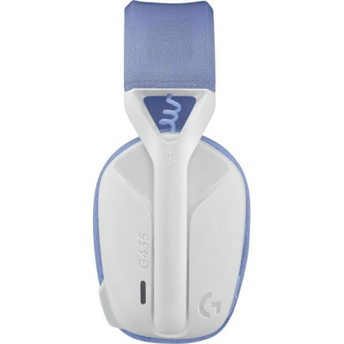 Наушники с микрофоном Logitech G435 белый/синий накладные BT/Radio оголовье (981-001077)