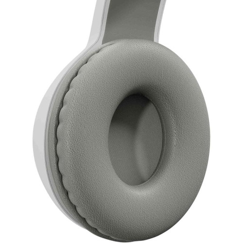 Гарнитура накладные Digma BT-15 белый/серый беспроводные bluetooth оголовье (BT-15W)