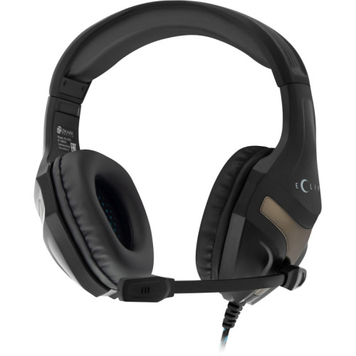 Наушники с микрофоном Oklick HS-L370G ECLIPSE черный 2м мониторные оголовье (1090730) Наушники с микрофоном Oklick HS-L370G ECLIPSE черный 2м мониторные оголовье (1090730)