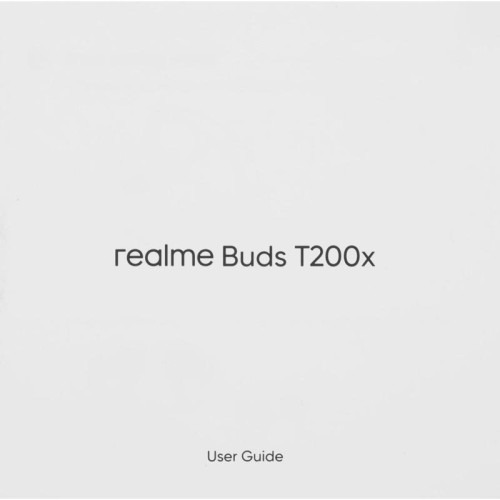 Гарнитура внутриканальные Realme Buds T200x белый беспроводные bluetooth в ушной раковине (6941764461710)