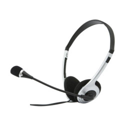 Наушники с микрофоном Sven AP-010MV черный/серебристый 2м накладные оголовье (SV-0410010MV)