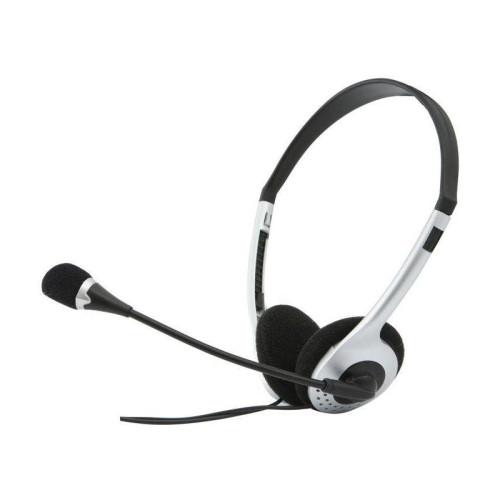 Наушники с микрофоном Sven AP-010MV черный/серебристый 2м накладные оголовье (SV-0410010MV)