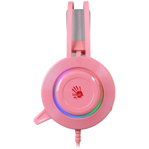 Наушники с микрофоном A4Tech Bloody G521 розовый 2.3м мониторные USB оголовье (G521 ( PINK ))